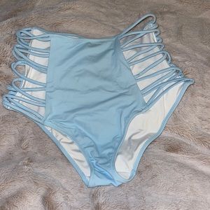 COPY - Baby blue bottom bikini